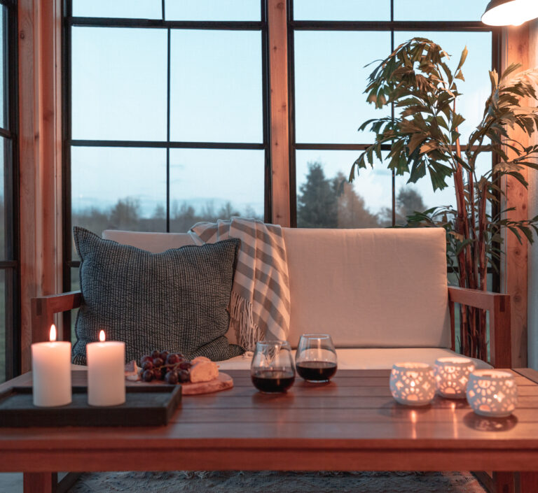 4 Track Vertical Porch Windows