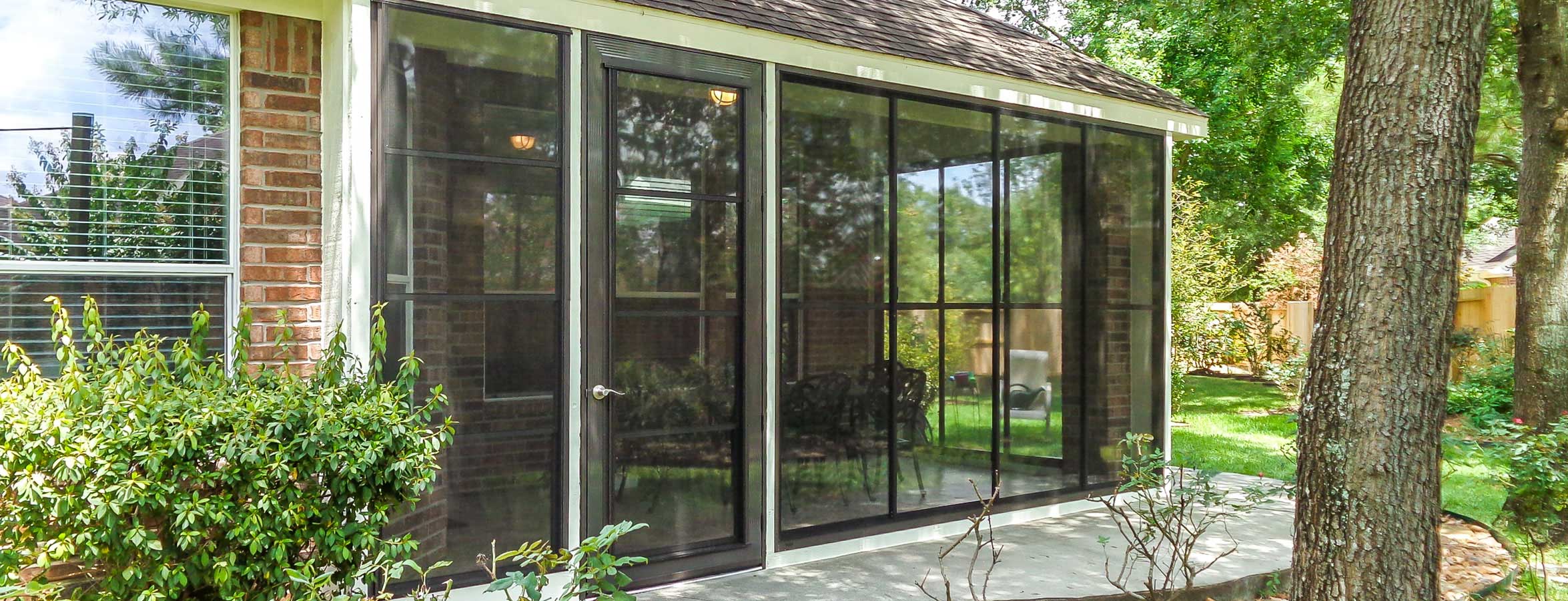 3-Lite Horizontal Sliding Porch Windows