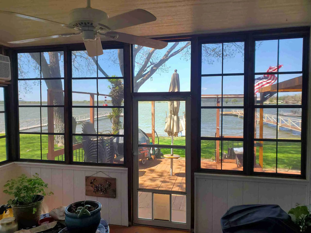 2-Lite Horizontal Sliding Porch Windows